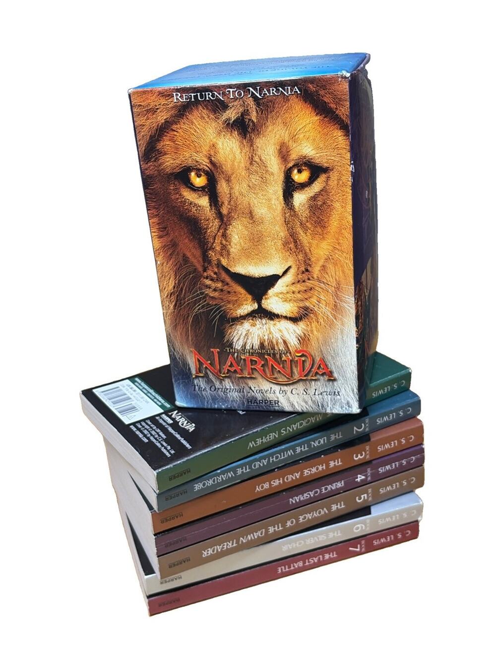 The Chronicles of Narnia 7-Book Paperback Box Set HarperCollins by C. S. Lewis